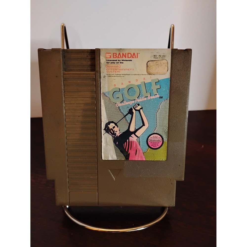 Bandai Golf Challenge Pebble Beach Nintendo NES Game Cartridge NES-PG-USA 1988